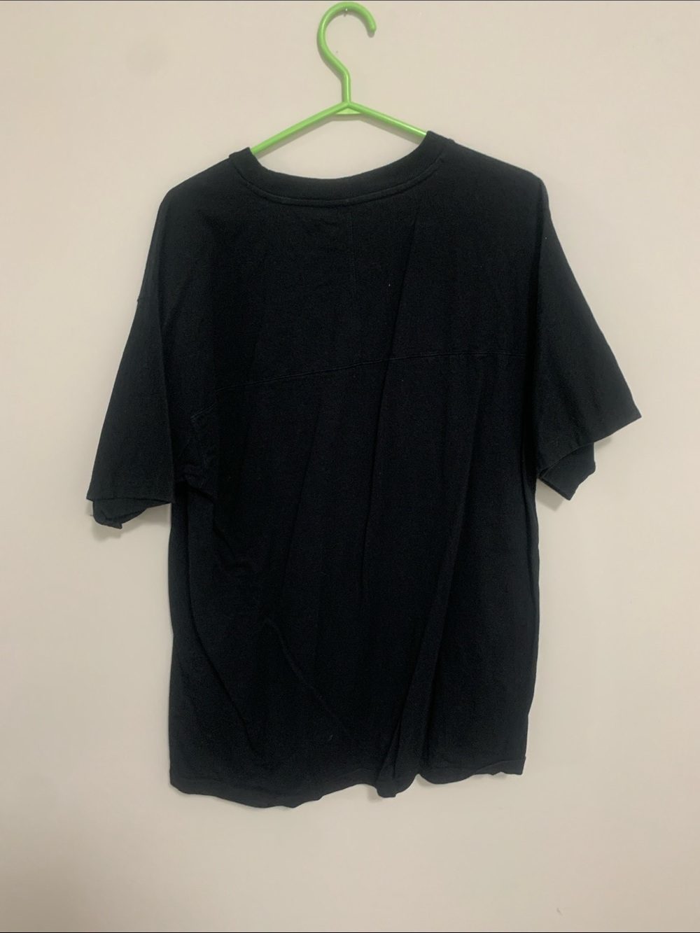 Re-Imagined Living Graphic Short Sleeve Tee - Black with Blue Print - Picture 3 of 3